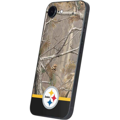 NFL Realtree Camo Pittsburgh Steelers iPhone 16e Skin